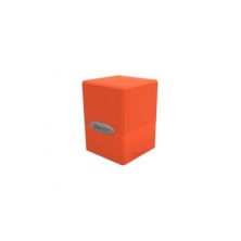 Caja de mazo Satin Cube Deck Box naranja Ultra Pro