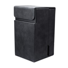 Caja de mazo Alcove Dice Tower Deck Box Jet Black negro Ultra Pro