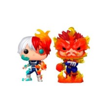 Funko POP! Pack de 2 figuras Endeavor & Todoroki (exc) - My Hero Academia