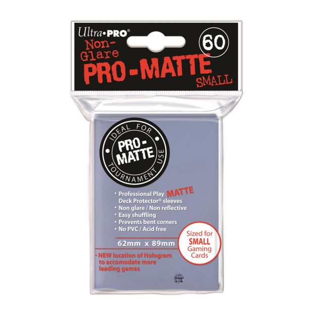 Pro-Matte Clear Small  Deck Protectors (62mm x 89mm)