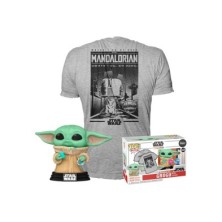 Funko POP & Tee XL Grogu w/cookie - Star Wars