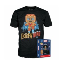 Funko Boxed Tee Gingerbread Iron Man L - Marvel