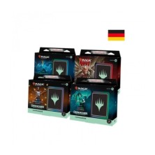 Magic The Gathering Commander Display (4 mazos) Duskmourn House of Horrors Alemán