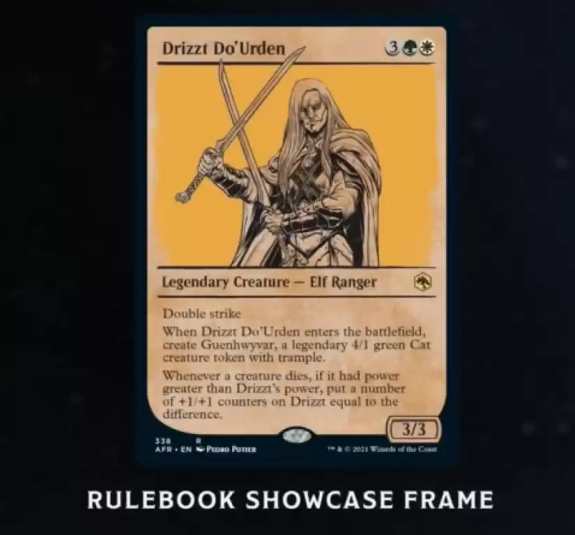 Carta Magic Drizzt Do'Urden Legendaria