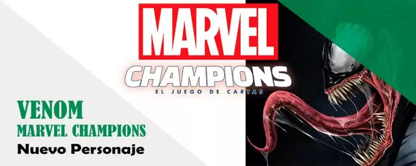 Portada Venom Juego de Cartas Marvel Champións