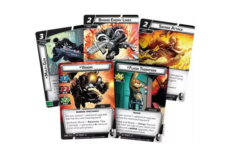 Venom Marvel Champions Juego de Cartas